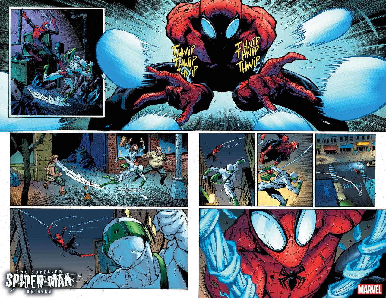 Superior Spider-Man Returns #1 interior art