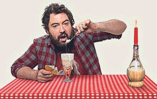 Stand-up/actor Nick Helm on a sort of foodie journey – eating here, interviewing chefs and the odd celebrity there, and then also trying to fix a relationship with a girlfriend who’s gone cool on him.