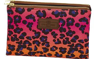 Pink Leopard Wash Bag