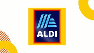 Aldi supermarket logo with decoration around it
