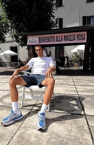Giro d'Italia leader Alberto Contador (Astana)