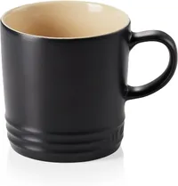 Le Creuset Stoneware Coffee Mug, 350 Ml, Matte Black