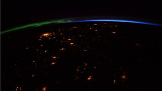 Bombs exploding in Ukraine in an image taken by former NASA astronaut Terry Virts from the International Space Station in 2015 during the first phase of the conflict with Russia.