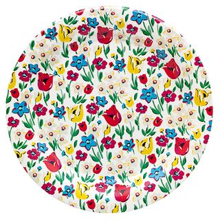 gorgeous plate with floral print