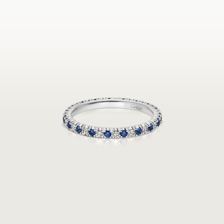 Etincelle De Cartier Wedding Band, 2 Mm Width, Paved