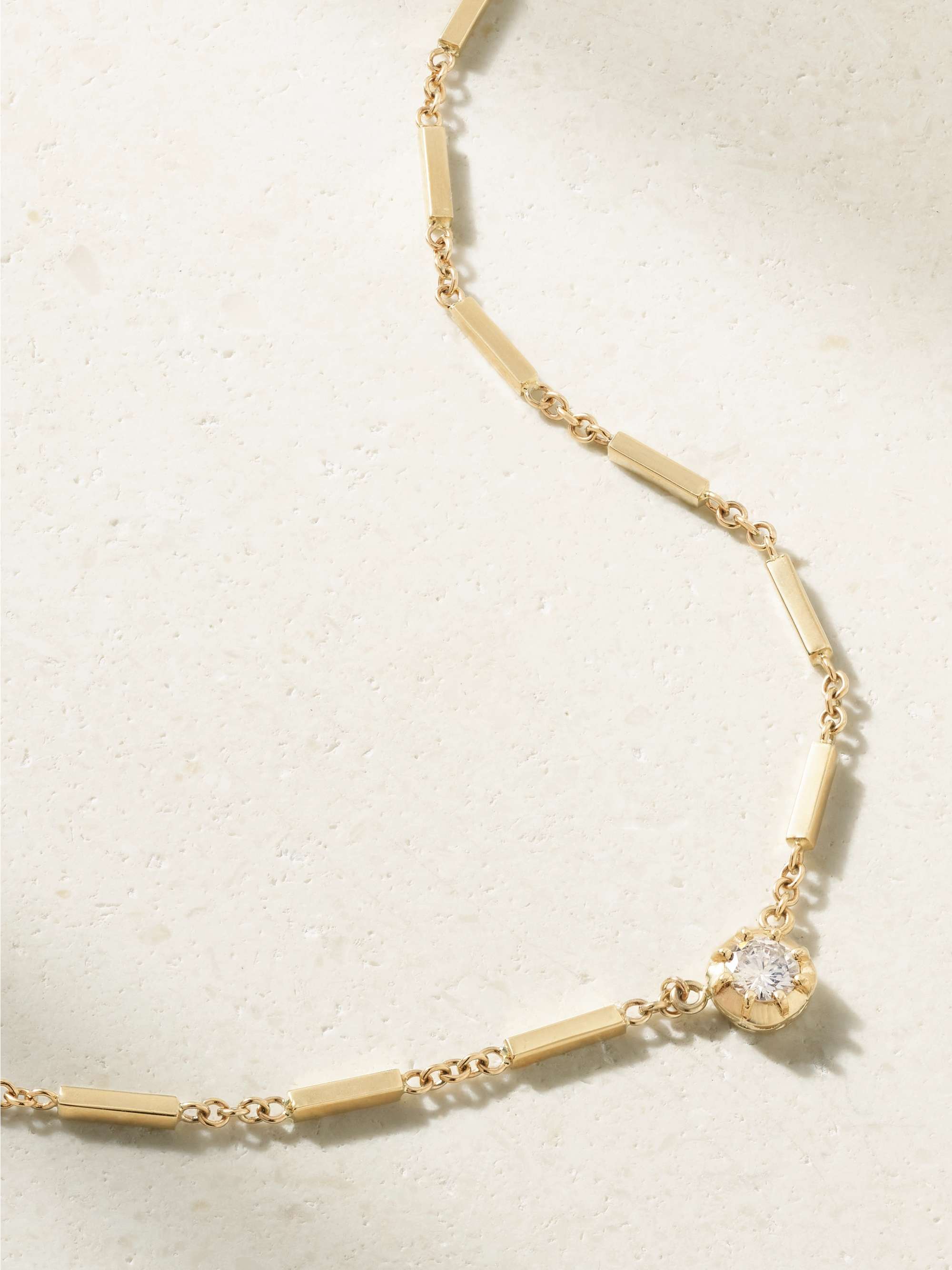 Sophia Large 14-Karat Gold Diamond Necklace