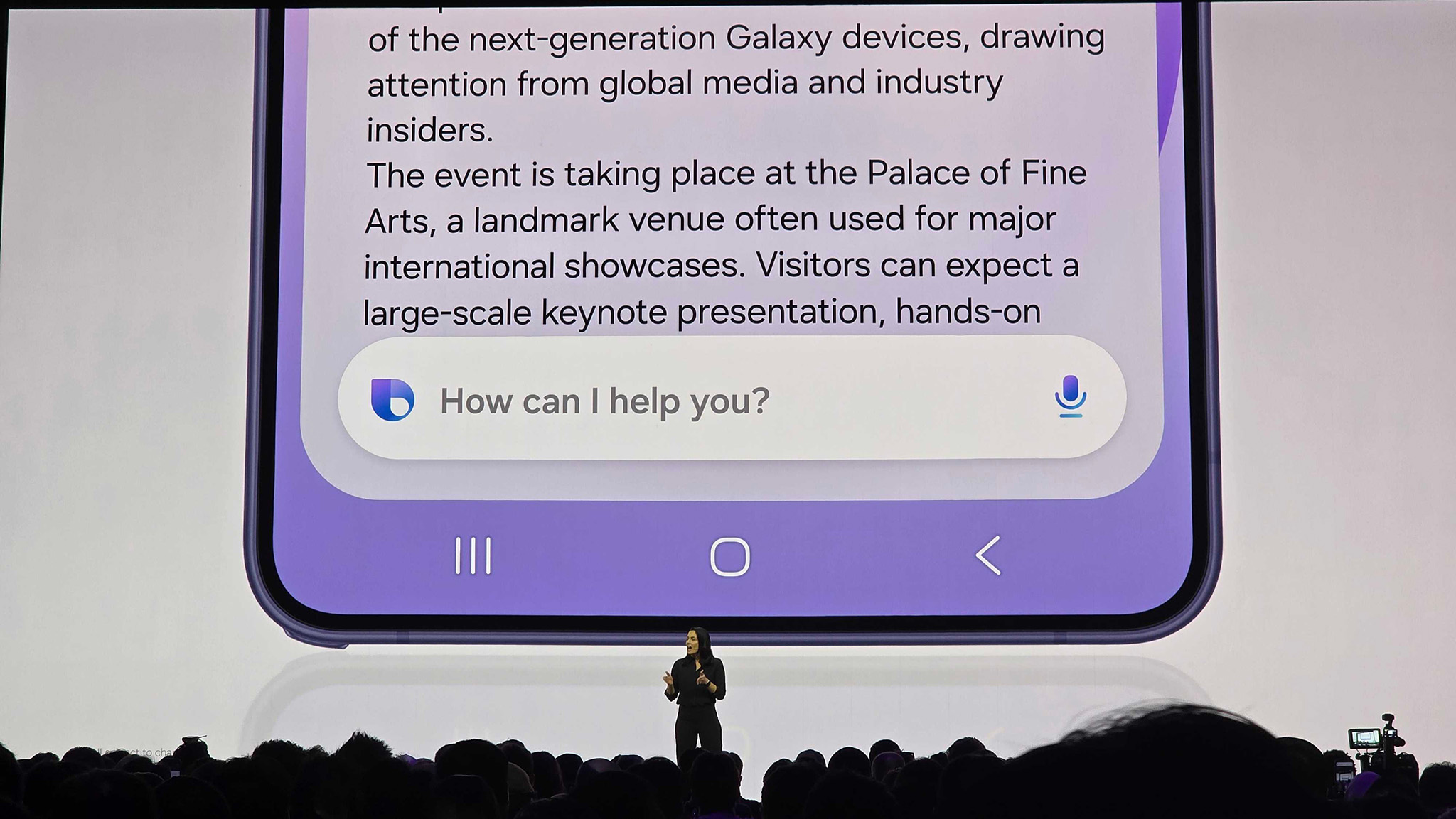 The upgraded Galaxy AI-powered Bixby at Unpacked February 2026