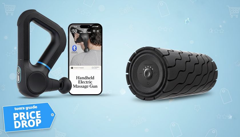 TheraBody TheraGun and foam roller