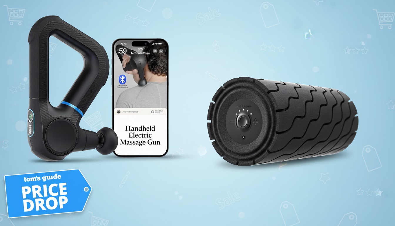 TheraBody TheraGun and foam roller