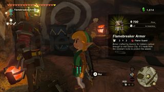 Zelda Tears of the Kingdom armor - Flamebreaker Armor location