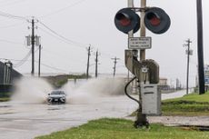 Galveston in Hurricane Nicholas