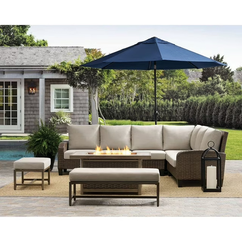 Member's Mark Lewiston Woven Fire Sectional Set