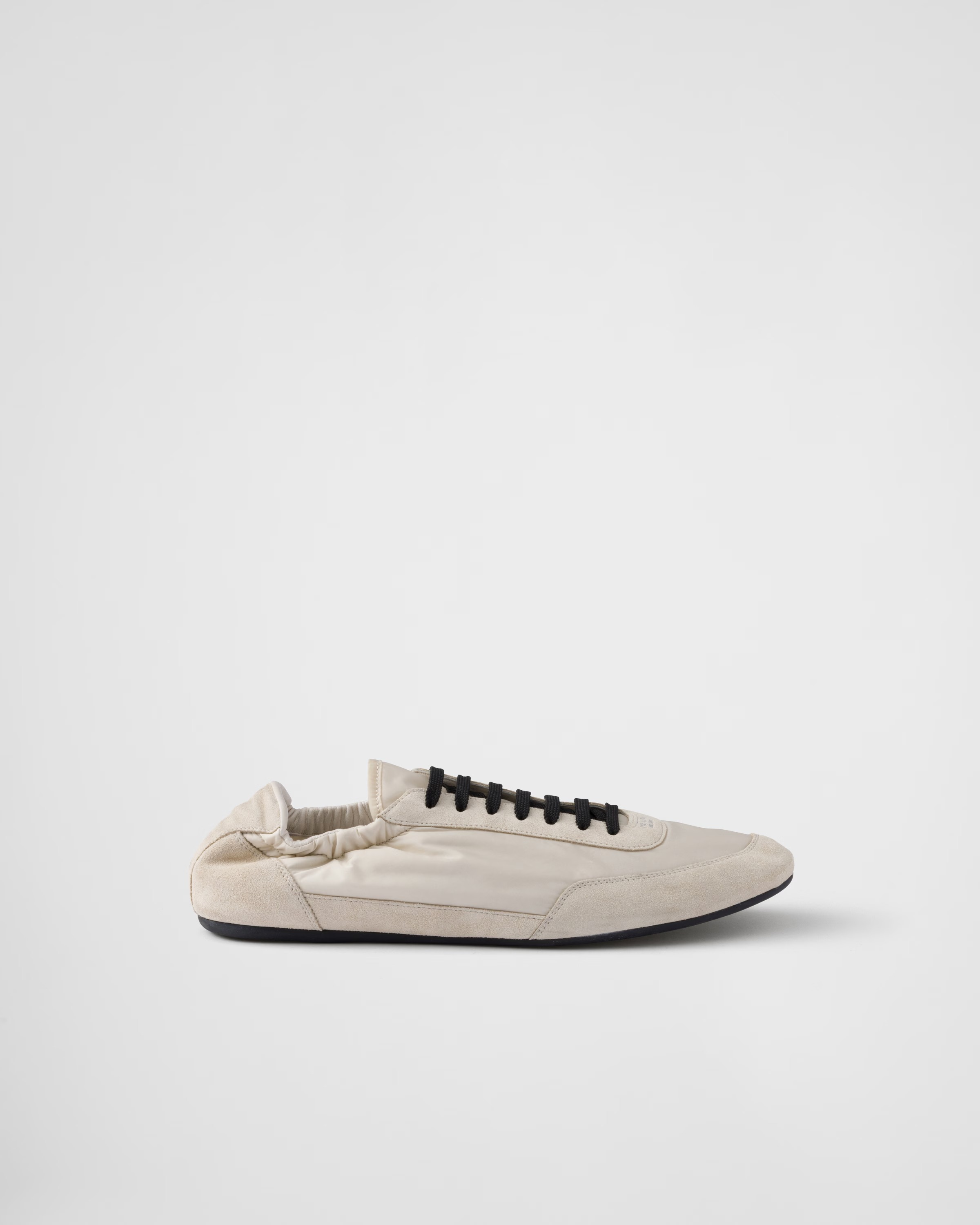prada, Collapse Re-Nylon and Suede Sneakers