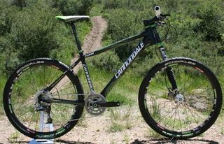The 16.56-lb Cannondale Flash Ultimate carbon hardtail made its debut in Park City, Utah this past June