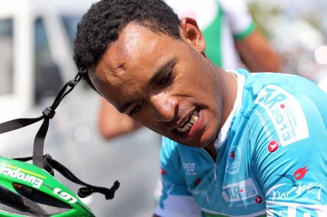 Natnael Berhane (Team Europcar) kept the leader's jersey for another day
