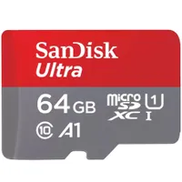 SanDisk 64GB Ultra MicroSDXC:$24.99$11.95 at Amazon