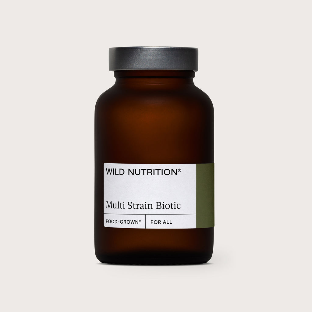 Food-Grown&amp;reg; Multi Strain Biotic &amp;mdash; Refillable Glass Jar - 30 Days Supply