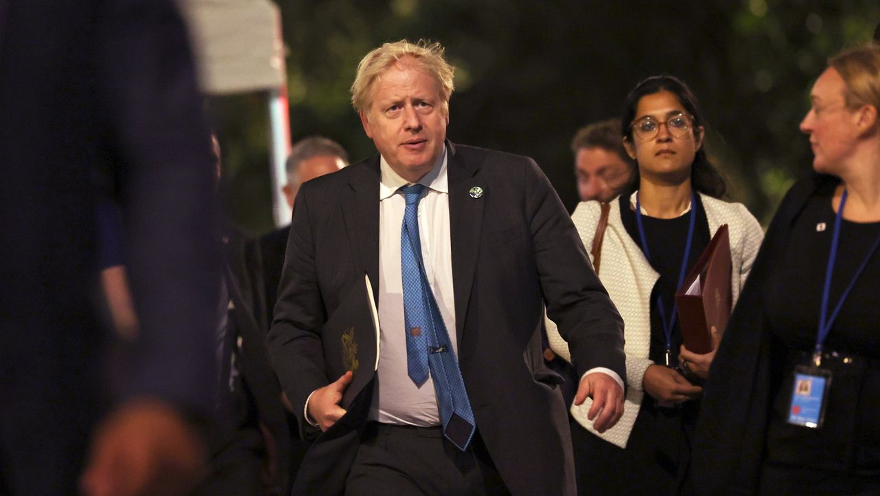 Boris Johnson in New York City