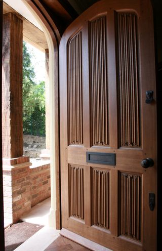 wooden front door from stuart interiors