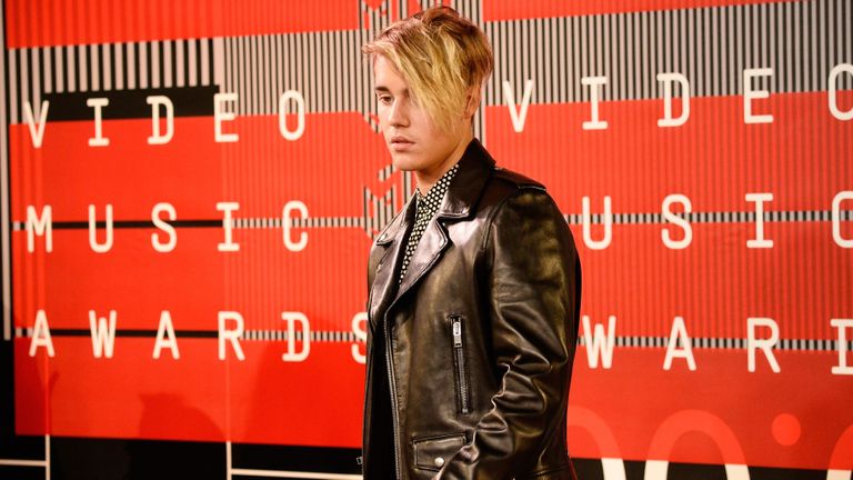 Justin Bieber at the VMAs.