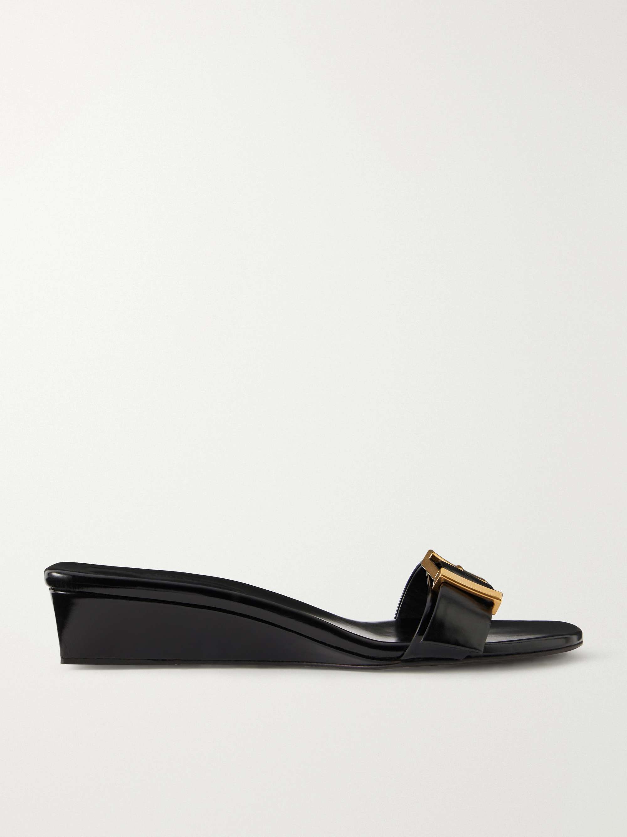 Manhattan Buckled Leather Sandals