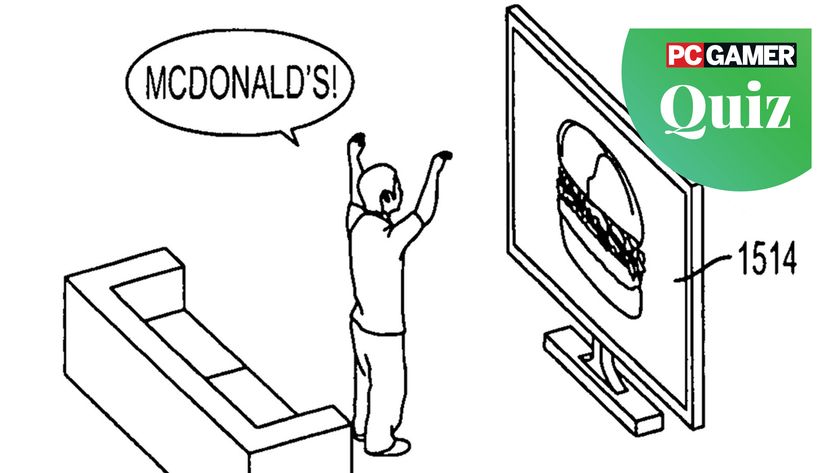 A diagram of someone yelling McDonald&#039;s at a TV