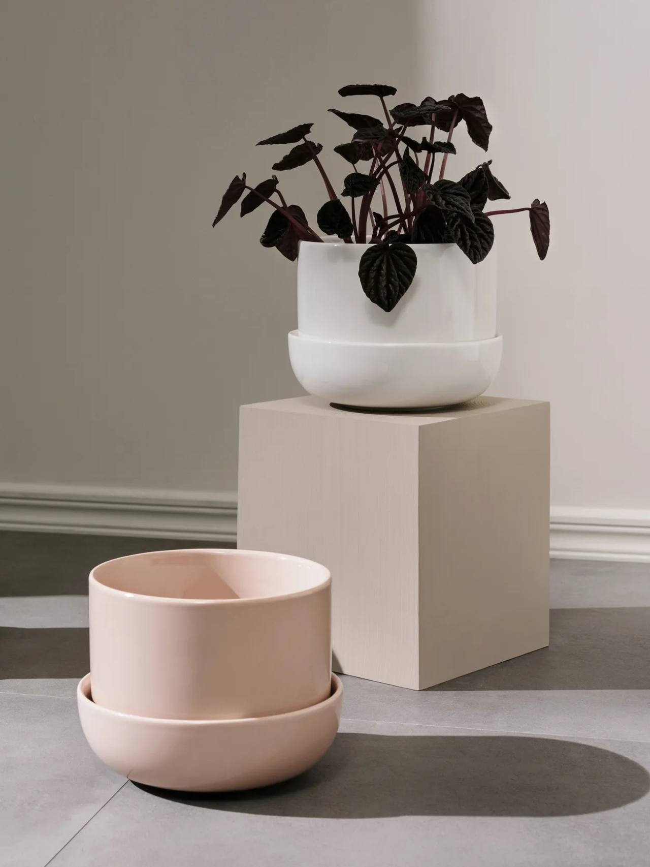 Nordic Nest, Nappula Flower Pot With Saucer