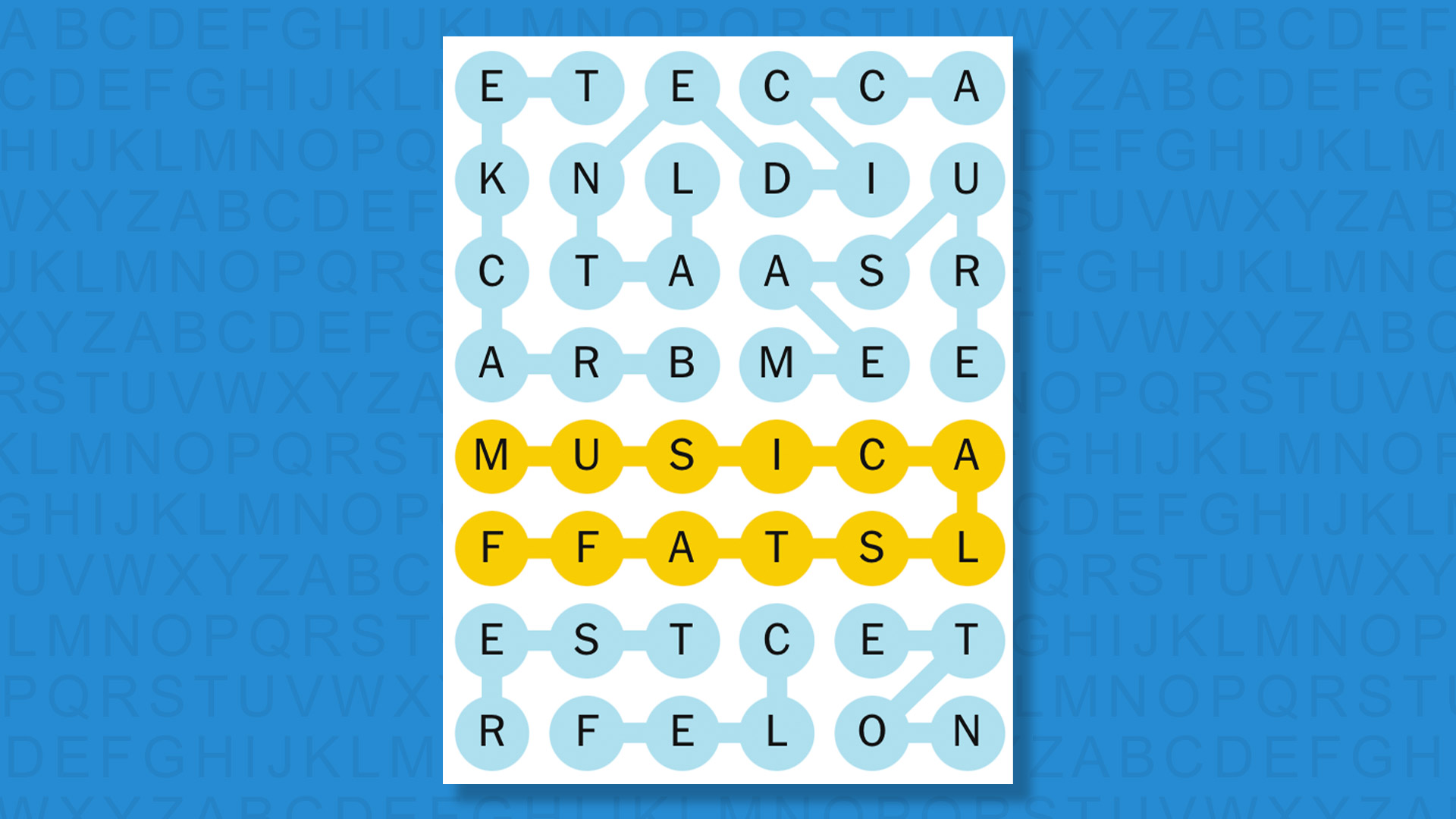 NYT Strands answers for game 848 on a blue background