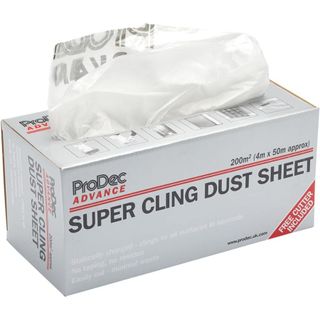 Super cling dust sheet