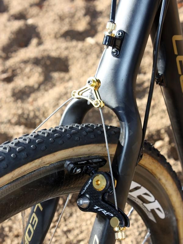 Clearance is generous at the seat stay wishbone.