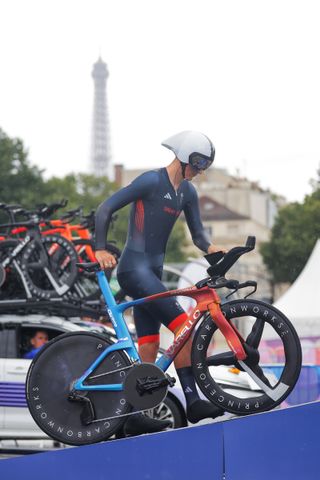 Custom paint jobs at the Olympics Time Trial