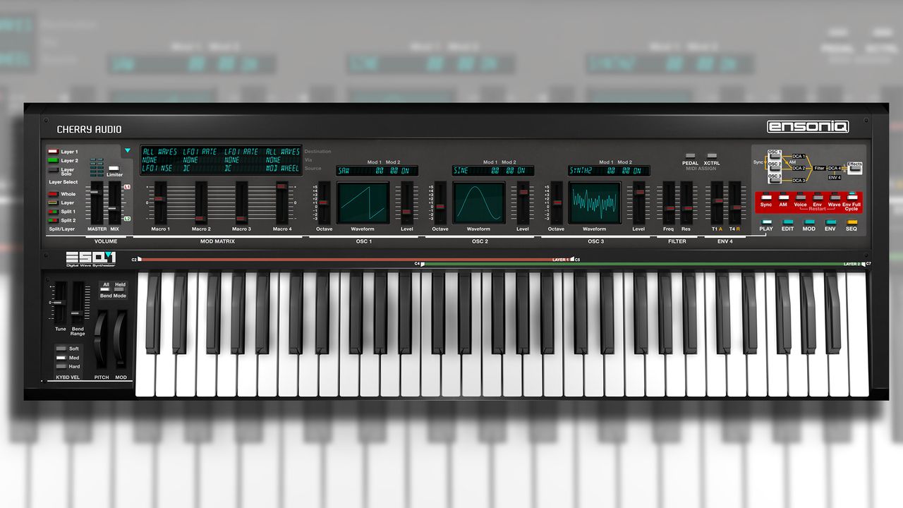 Cherry Audio emulates the Ensoniq ESQ-1 for its 40th birthday