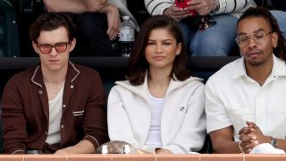 Tom Holland and Zendaya attend the BNP Paribas Open together.