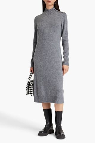 Maje Grey Knit Dress
