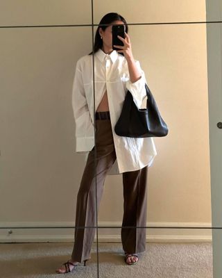 Jordan Risa 6 Elevated Basics That Make Any Outfit Look Expensive Button Down Shirt With Oversize Cuffs