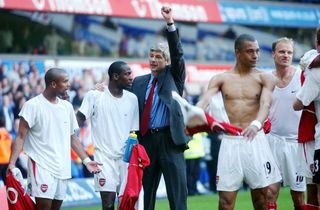 Arsenal fans bellowed Arsene Wenger's name at White Hart Lane on April 25, 2004