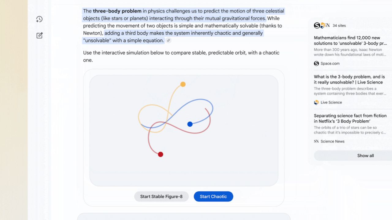 AI-generated visuals in AI Mode in Search.
