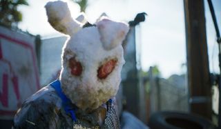 An Ever After Purger wearing a bunny mask in The Forever Purge.