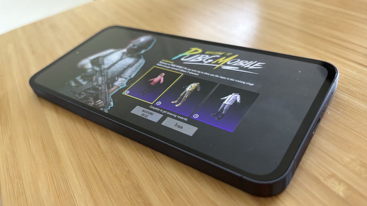 PUBG Mobile on the Samsung Galaxy A55