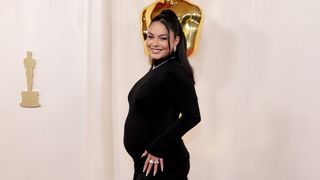 Vanessa Hudgens attends the 96th Annual Academy Awards on March 10, 2024 in Hollywood, California.