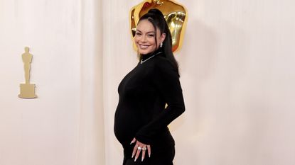 Vanessa Hudgens attends the 96th Annual Academy Awards on March 10, 2024 in Hollywood, California. 