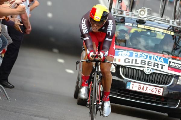 Belgian time trial champion Philippe Gilbert (BMC)
