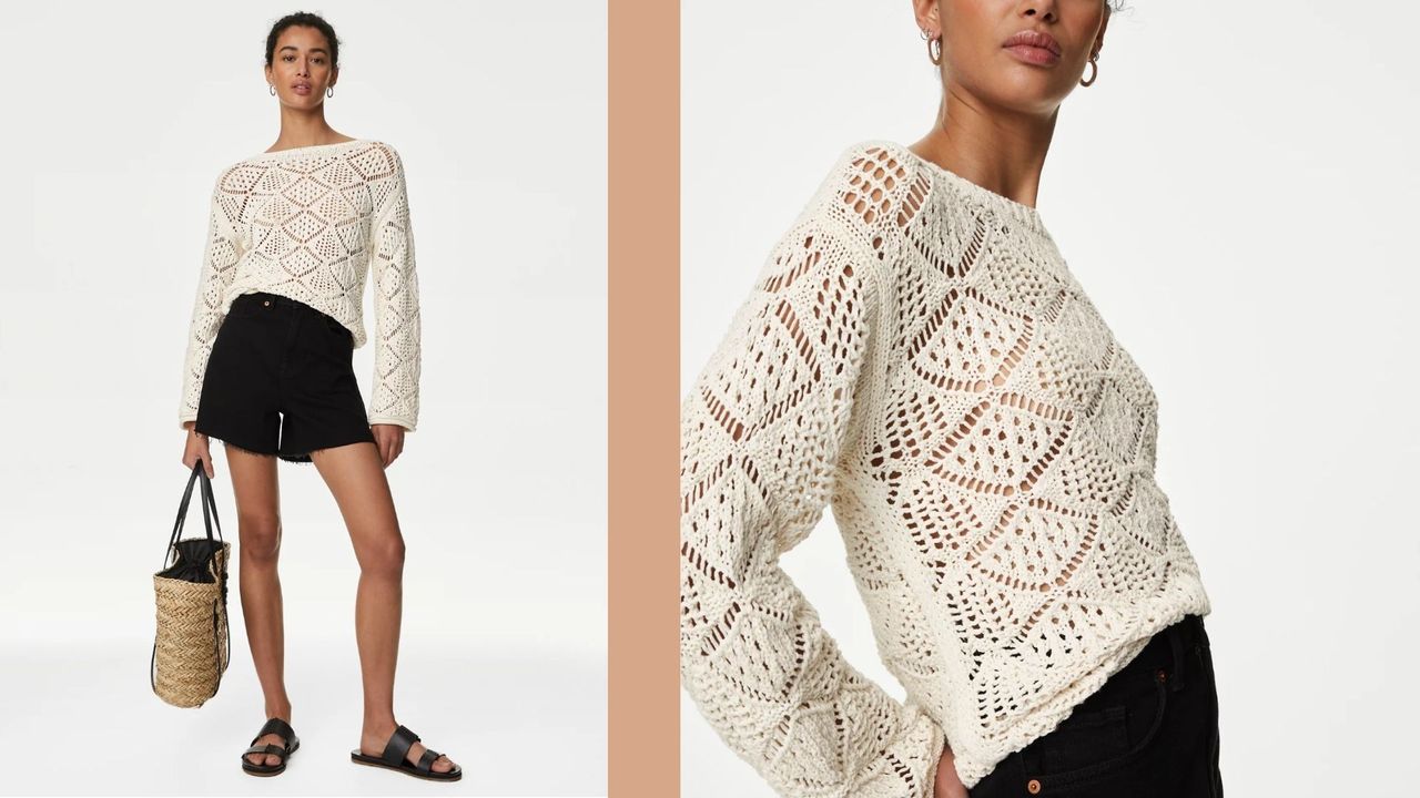 M&amp;S boho jumper