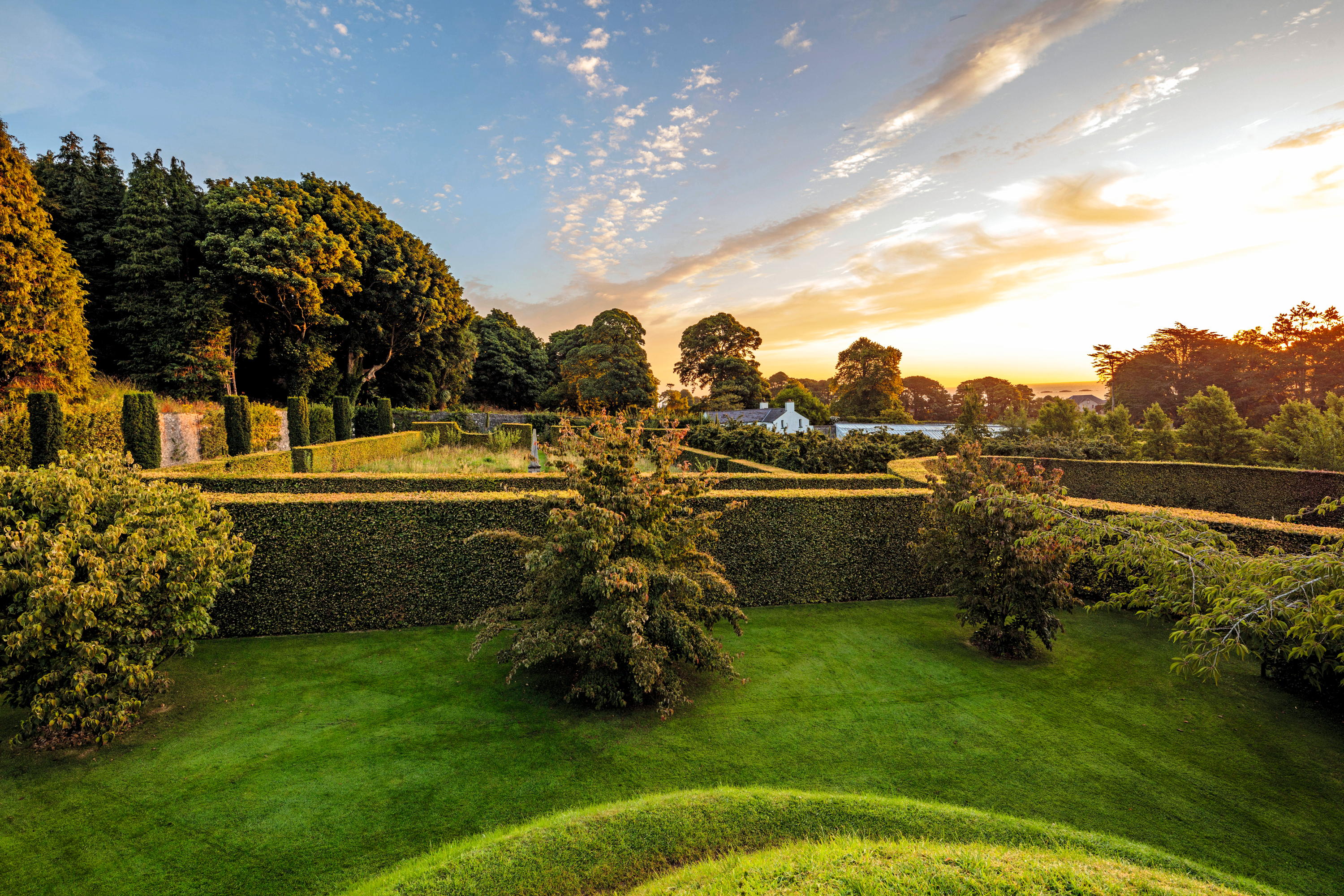 The gardens at Glenarm Castle
