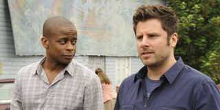 Dulé Hill and James Roday in Psych