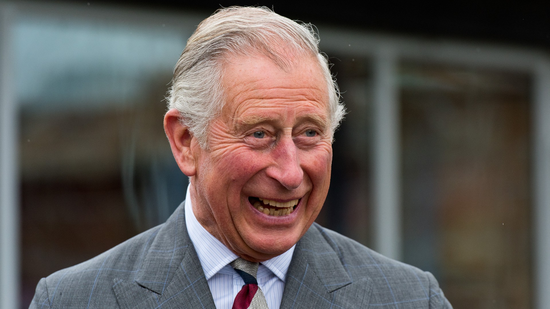 Prince Charles looking happy