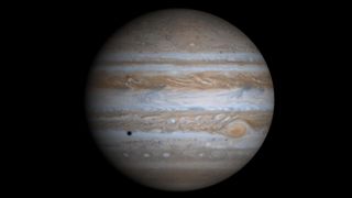 The Cassini spacecraft captured this image of Jupiter in December 2000.