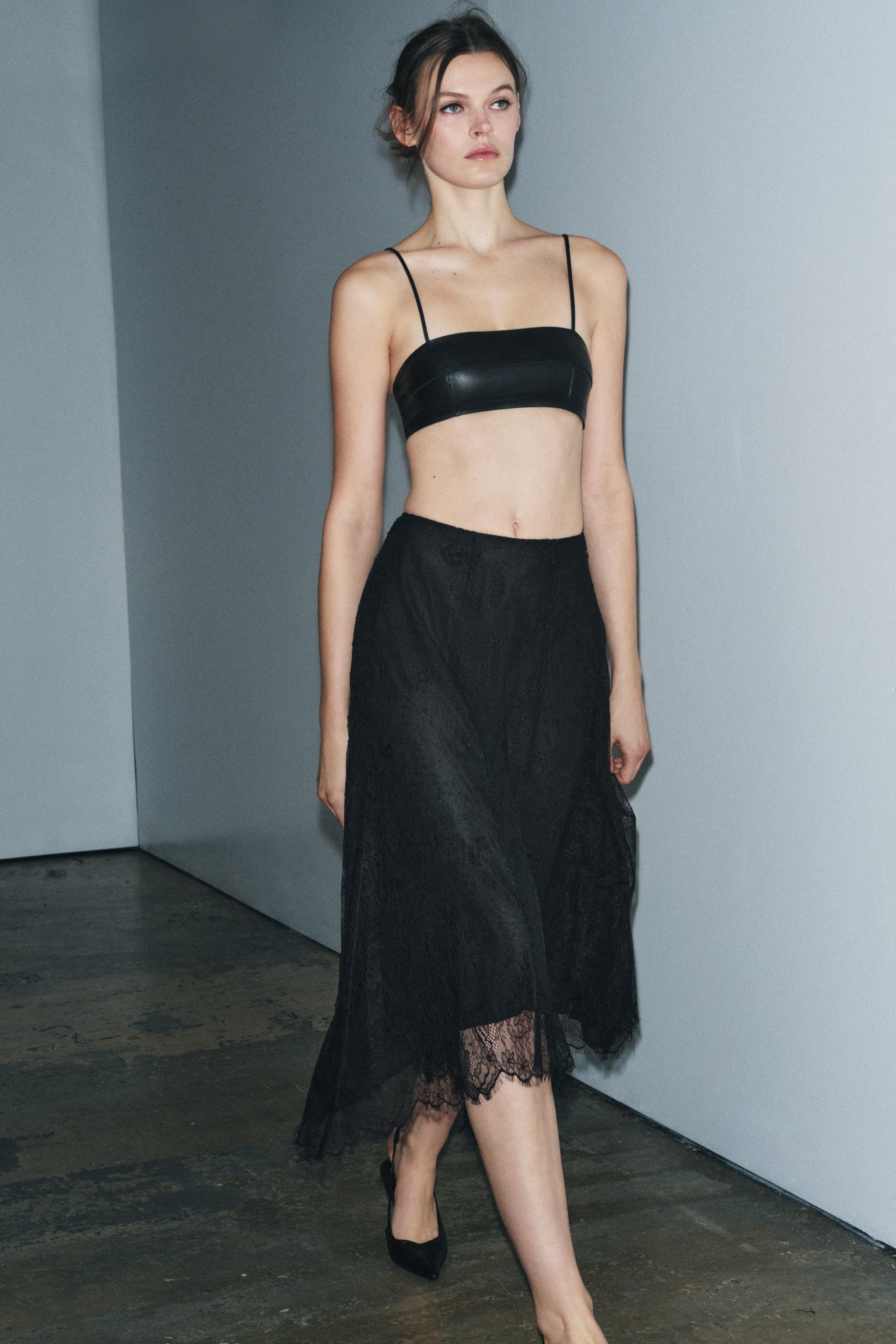 Lace Midi Skirt Zw Collection