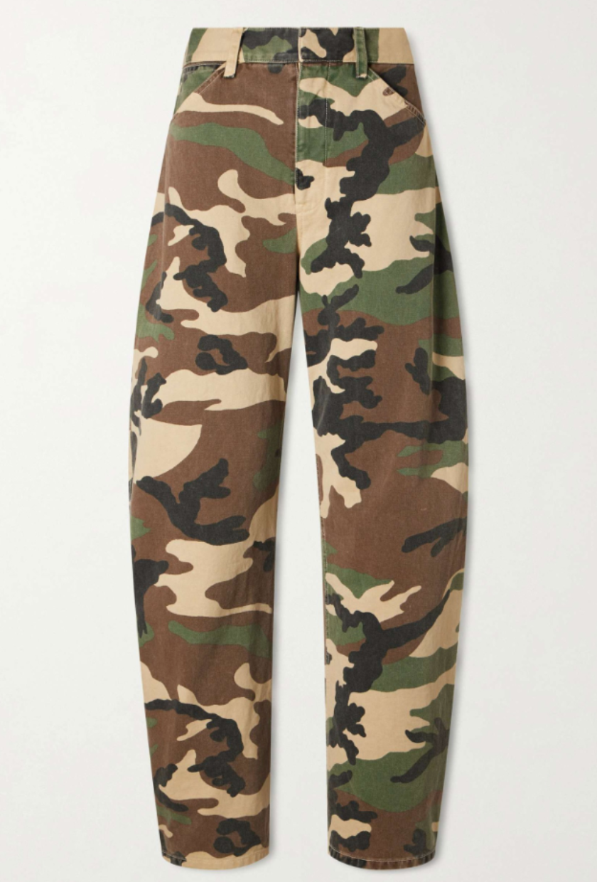 NILI LOTAN, Tribeca Cotton Straight-Leg Pants