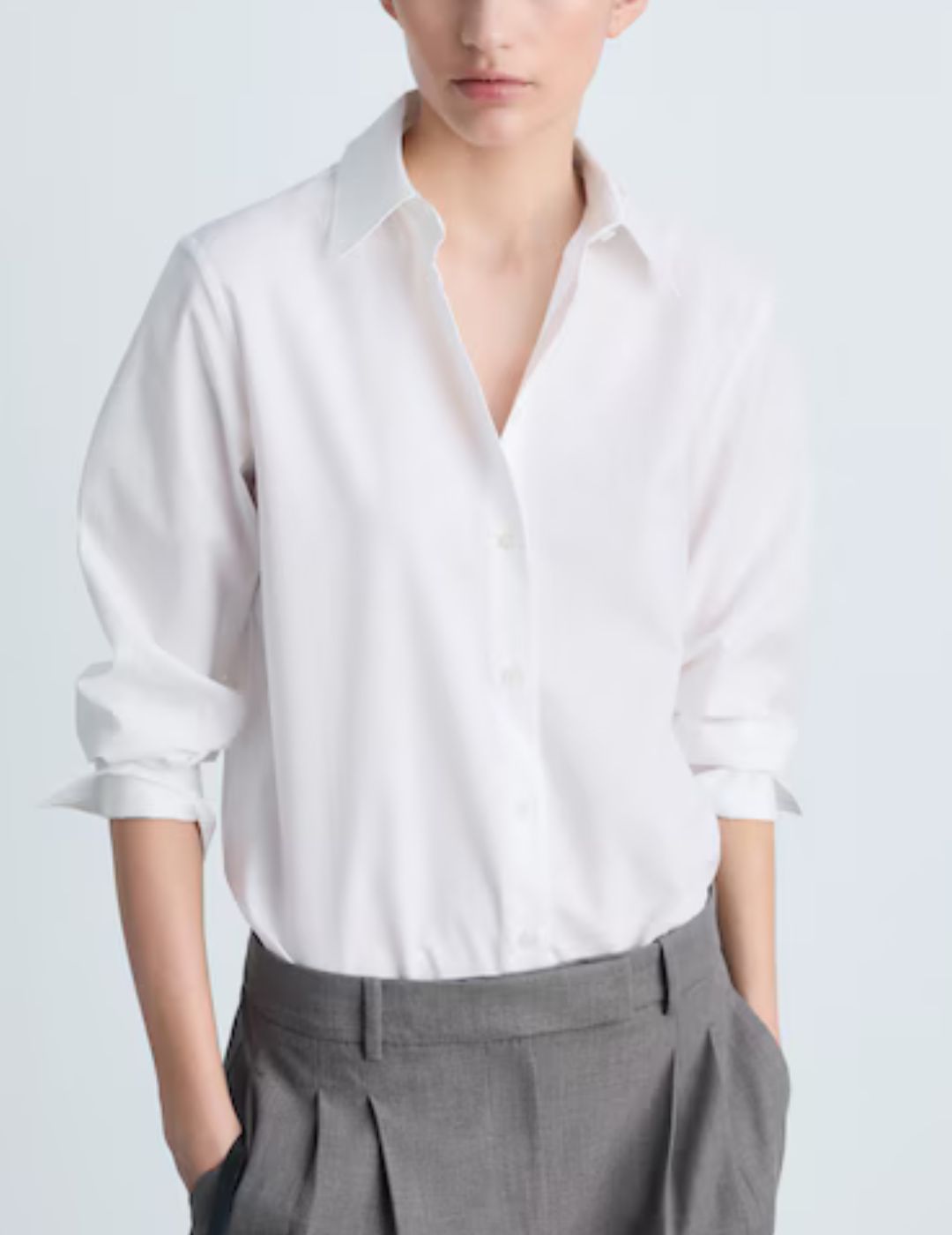 Mango , Cotton Lyocell Shirt 